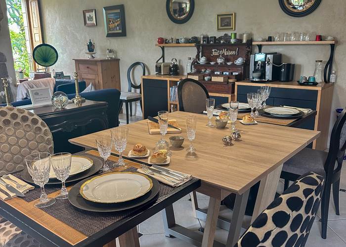 dîner de fête en tête-à-tête