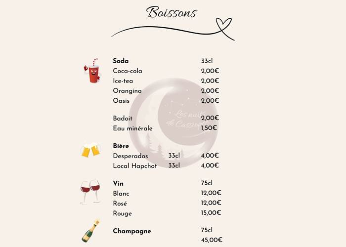 Boissons