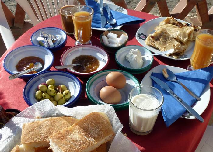 La table du petit-déjeuner