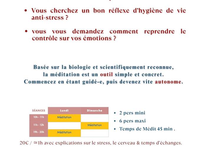 Accessible à tous, c'est un outil à acquérir pour son réèl bien-être