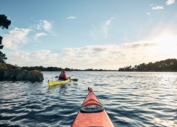 Domaine de Kerizel-Bretagne sud-Maison d'hôtes-kayak-© A.Lamoureux – Golfe du Morbihan Vannes tourisme