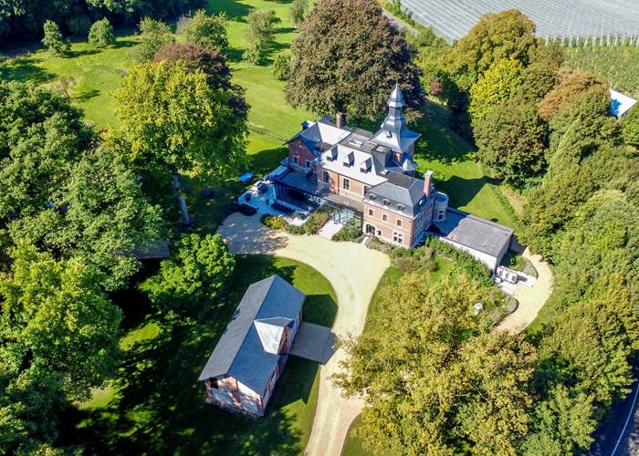 The castle (aerial view)