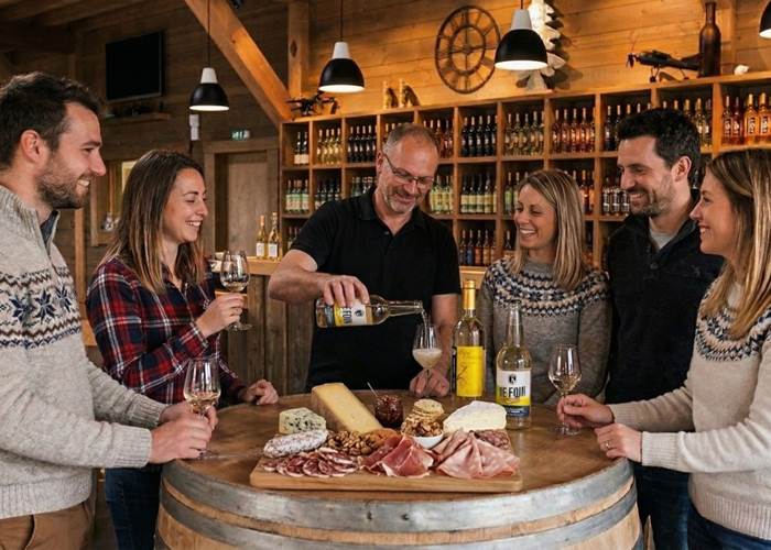 Dégustation conviviale d’apéritifs, charcuteries et fromages