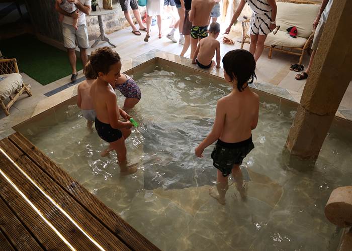 Chateau de Saint Chamarand, Bain Romain, espace fraicheur