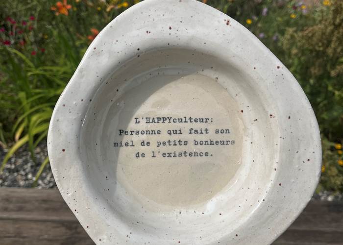 Week-end céramique - assiette décorée/peinte à la main