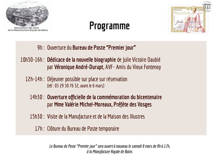 Programme 8 mars 2024