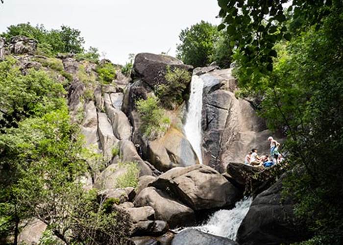 Cascade du saut de la truite Sidobre