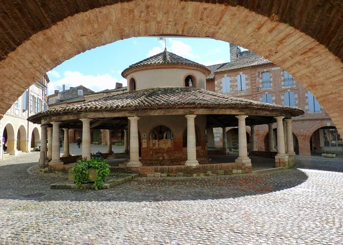 L'emblématique halle d'Auvillar