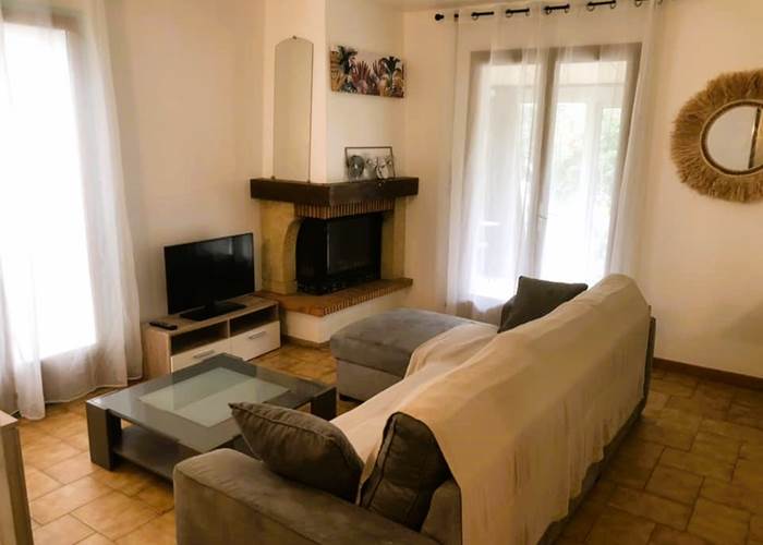 Gîte CARAÏBES espace salon