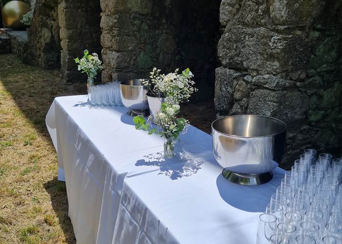 Cocktail sur le parvis