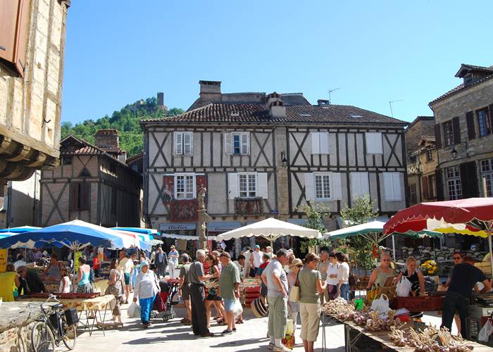 Saint-Céré, Place du Mercadial @OTVD