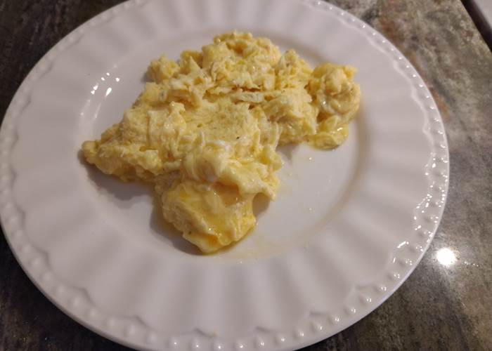 Omelette avec les œufs de notre producteur