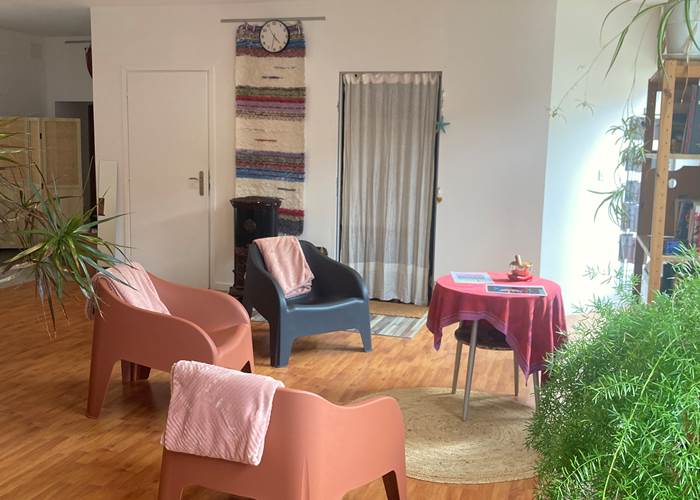 Un espace confortable pour se détendre et se ressourcer
