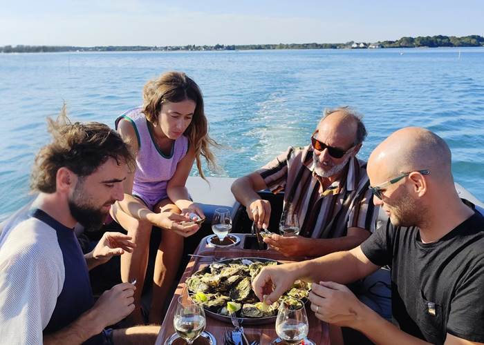 Dégustation d'huîtres de la Ria d'Etel