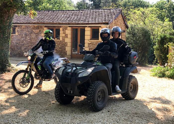 Randonné en quad, Dordogne