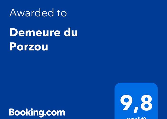 award Booking Demeure du Porzou
