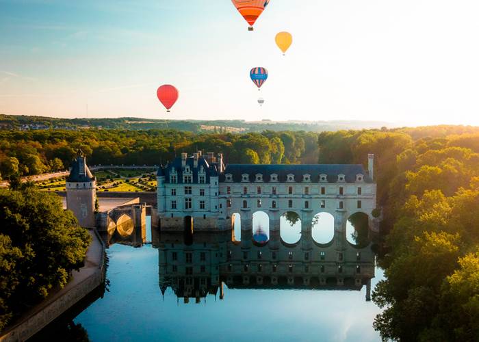 Montgolfières à Chenonceaux