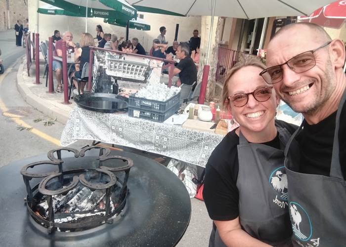 Braséro plancha à Le Coq du Nord -Mailhac