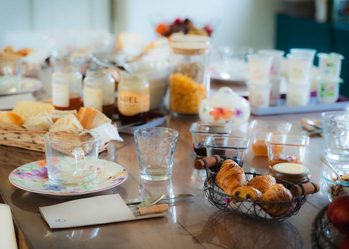 Le petit déjeuner au quartier d'hiver