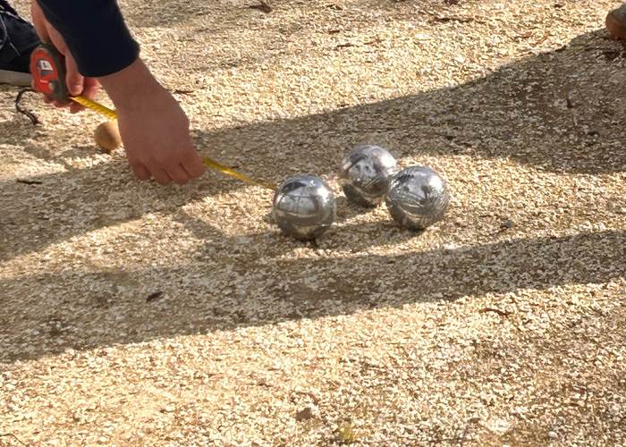La pétanque est un jeu sérieux