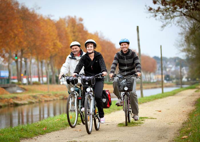Vélo au bord du Canal