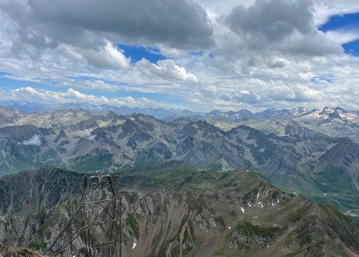 Le panorama depuis le Pic du Midi