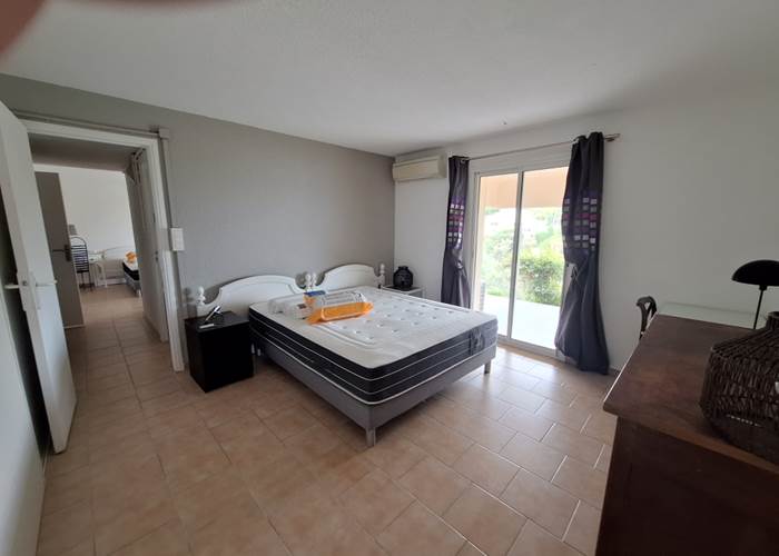 chambre niveau jardin villa Côte d'Azur