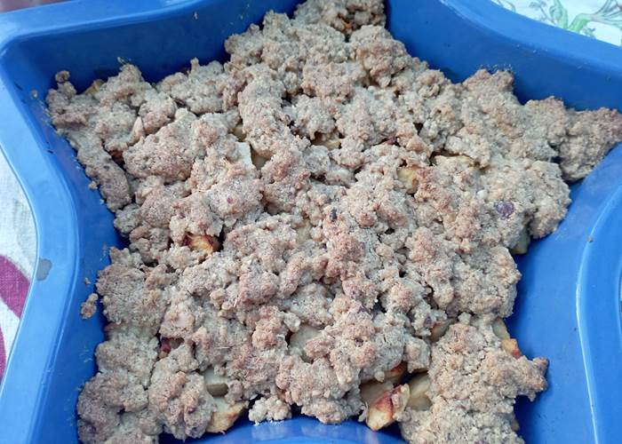 Crumble aux fruits de saison