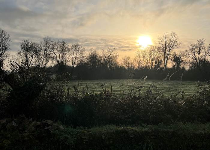 Levé de soleil sur "Cigogne"