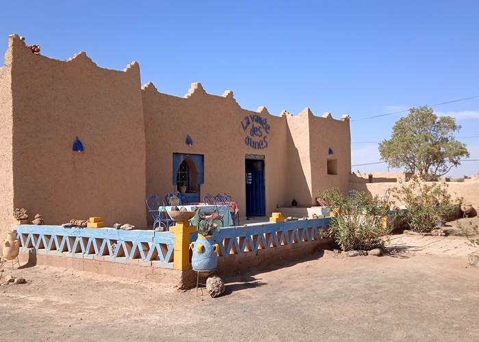 La façade de la maison d'hôtes