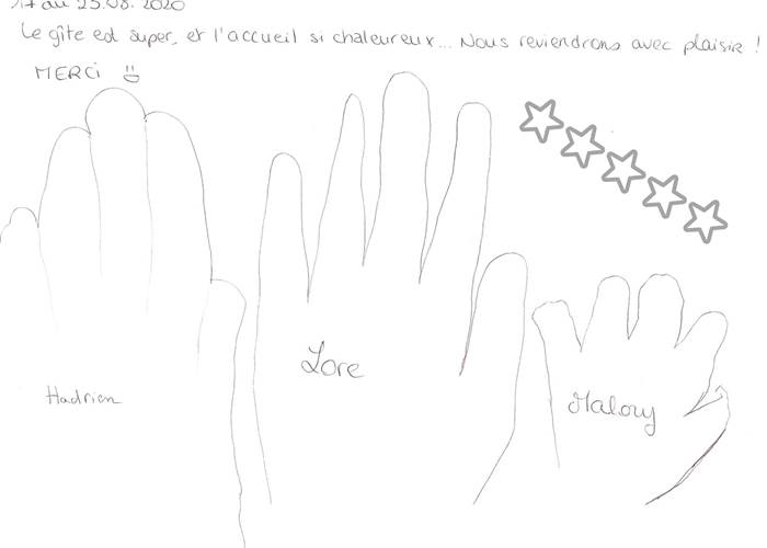 Malory, Lore, Hadrien - papier - 08/2020