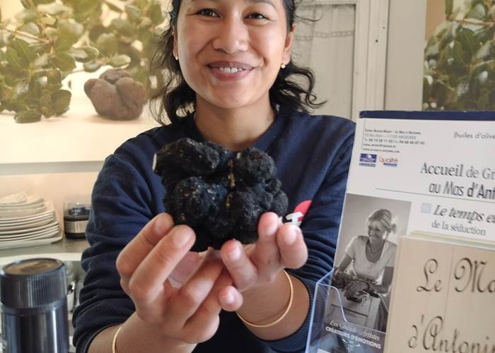 Truffes pour la table d'hôtes de Le Coq du Nord Mailhac