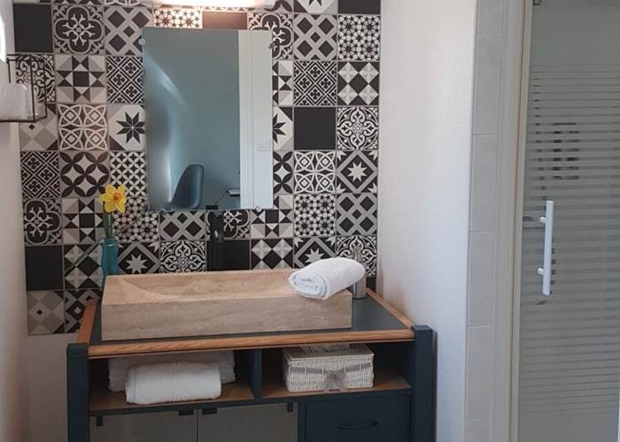 salle de bain chambre d’hôtes La Flèche