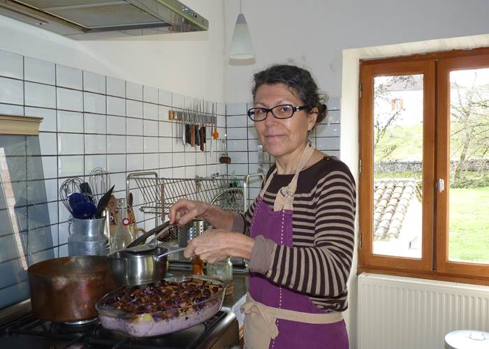 Isabelle en cuisine
