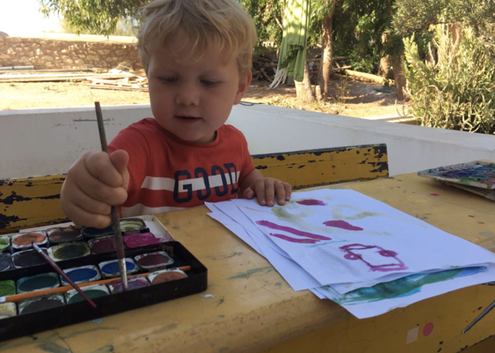 Riad Baoussala - activité peinture