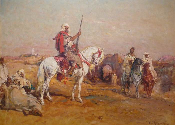 Le soir aux portes de Meknes