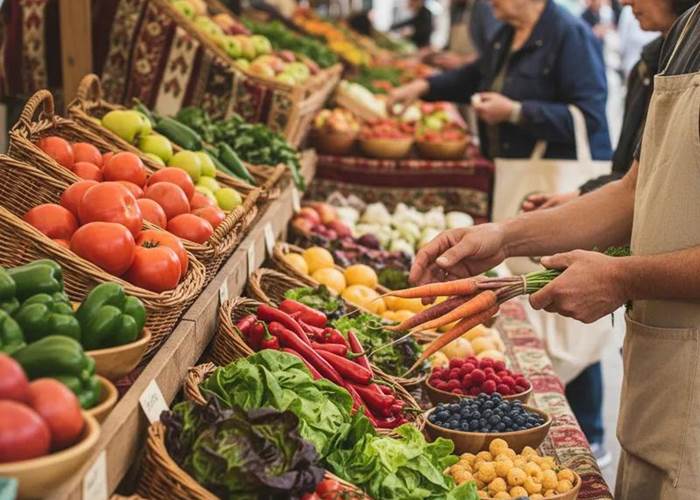 Marché local et produits frais sur le Bassin d’Arcachon