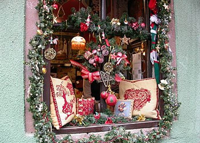 Une vitrine à Noël