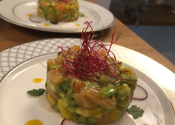 L'AUBERGE DU RANC: Tartare de Saumon