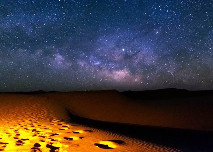 La nuit magique dans les dunes