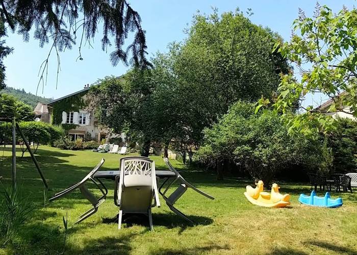 Parc arboré et frais