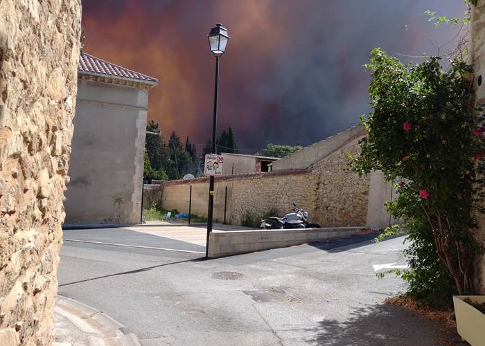Incendie Mailhac