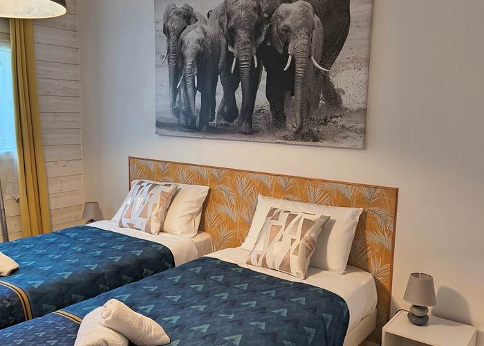 chambre confortable dans un gîte à La Flèche en Sarthe