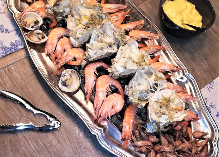 Kergroaz Maner Plateau de fruits de mer (menu avec supplément)