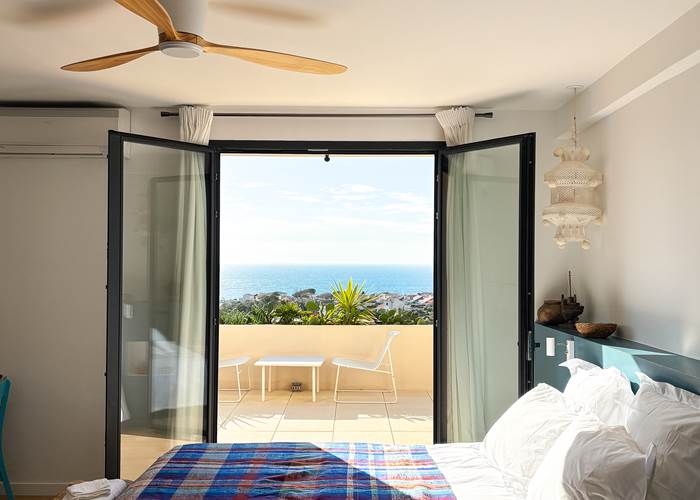 vue chambre bleue
