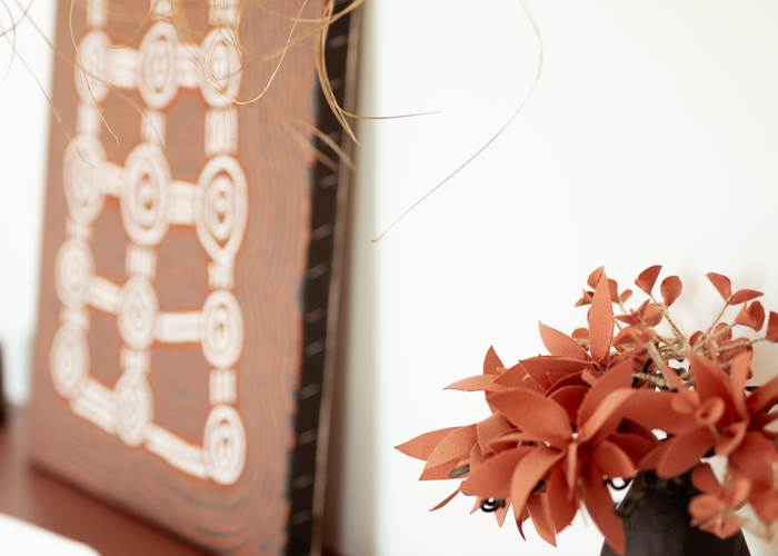 tete de lit chambre rouge