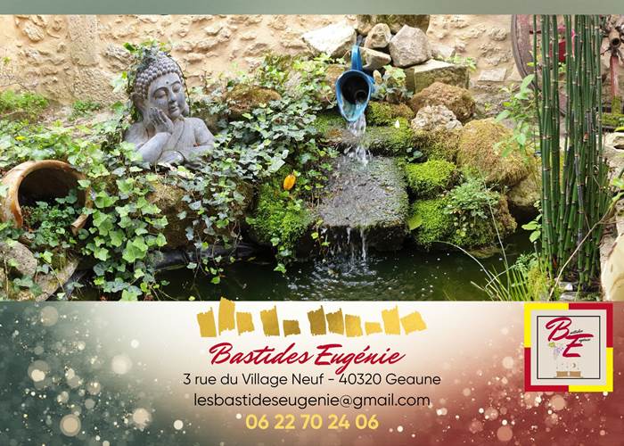 Résidence Bastides Eugénie - Patio des bassins cascades, cour intérieure