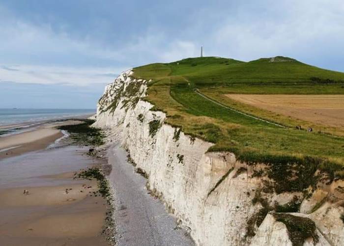 Le Cap Blanc-Nez et ses falaises de craie blanches