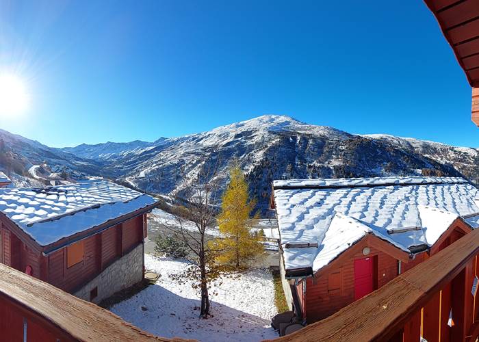 Vue de notre balcon plein sud