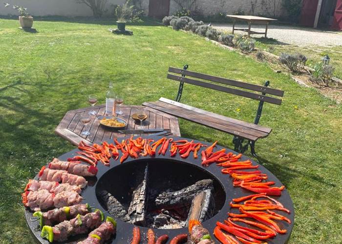 Le barbecue du Domaine du Gravier Gramat Lot
